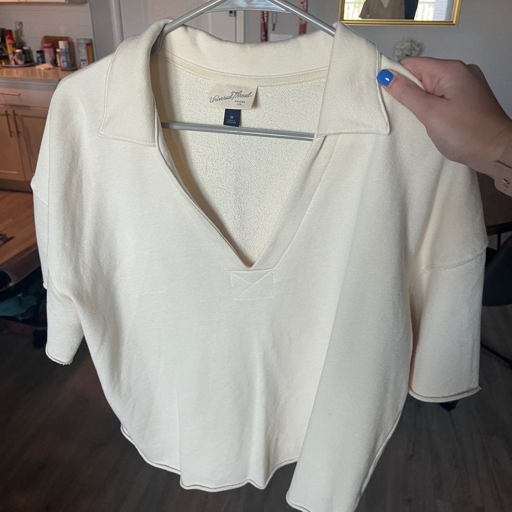 Universal Thread Cream Knit Top
